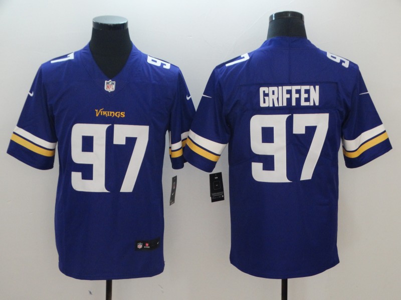 Men's Minnesota Vikings Everson Griffin #97 Purple Jersey